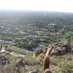 Birds eye view of the resort from the top of Camelback Mountain